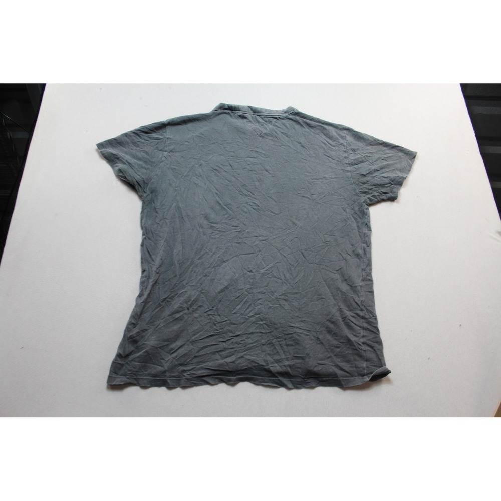 Tommy Jeans T-Shirt Women Large Gray Good Vintage Distressed Faded Logo Tee
